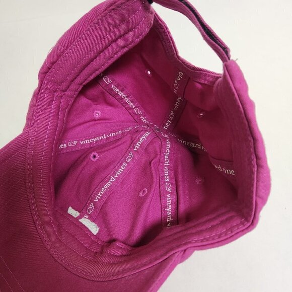 Vineyard Vines Pink Baseball Cap Unisex One Size - Picture 5 of 6